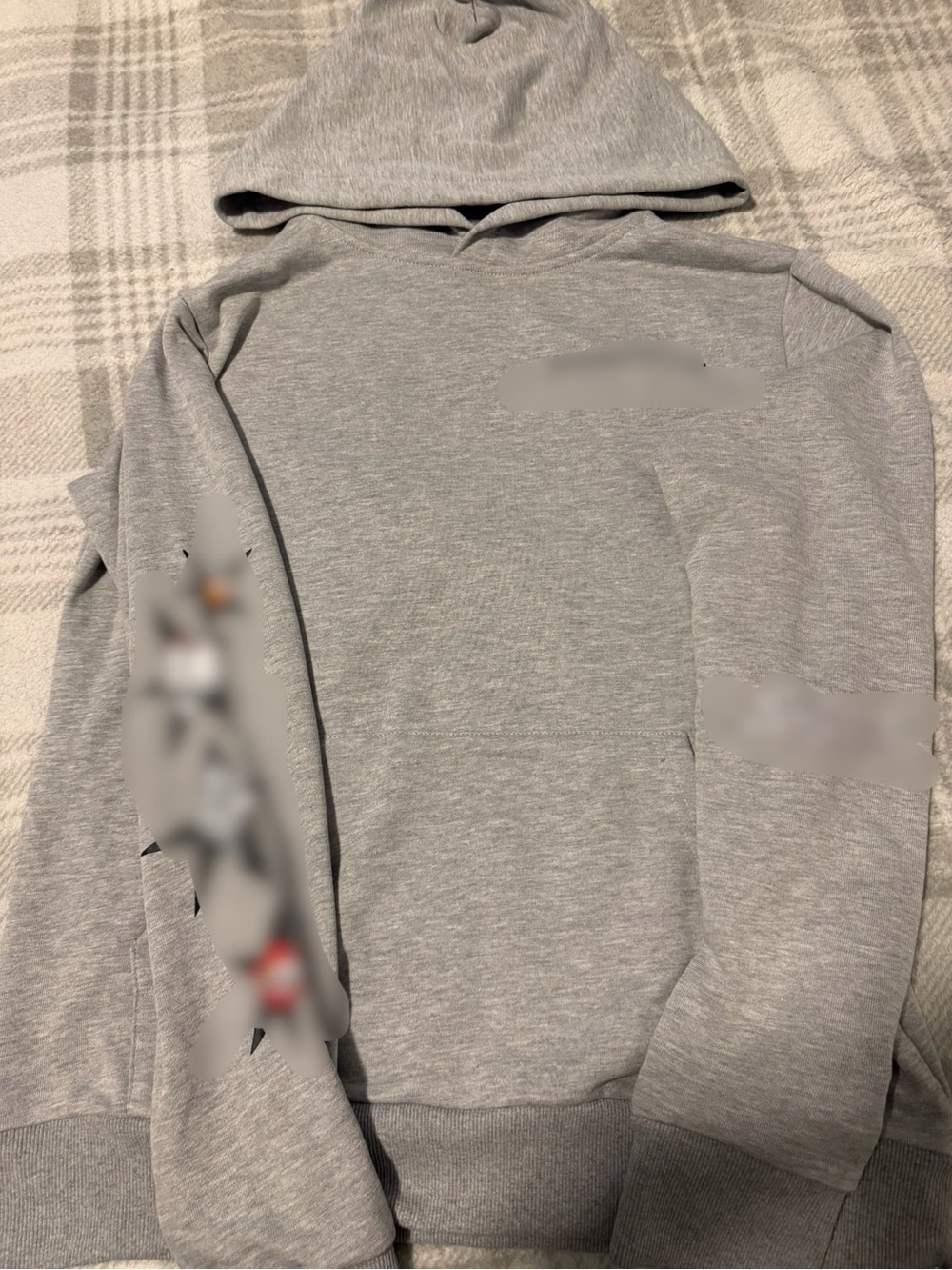 Nike Men's Light Gray Pullover Hoodie Sweatshirt
